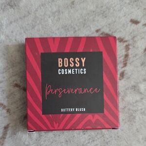 Bossy Cosmetics Buttery Blush Shade Perseverance - Vibrant Red